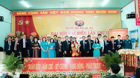 Một số hình ảnh Đại hội đại biểu Đảng bộ xã Al Bá lần thứ I, nhiệm kỳ 2025 - 2030